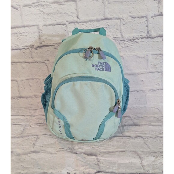 The North Face Sprout Mini Backpack Rare Light Aqua Color Great condition - Picture 1 of 9